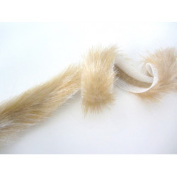 Borte Fell - Pelzimitat beige braun